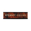 2in. x 8in. Customizable Black Frame Standard Aluminum Desk Sign