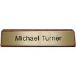 Plastic Nameplate on Wood 2 in. x 10 in
