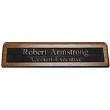 Display your name in style! Xecutives eye-catching desk signs come in many sizes and colors. Xecutives eye-catching desk signs come in a variety of colors. Engraved signs are perfect for short messages or for department & personnel names. Choose from 14 t