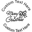 MERRYXMAS Embossing Seal. Choose your mount and view your custom text in a live preview. Find all your custom embossing needs at AtoZstamps.com