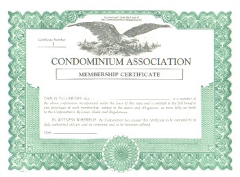 Non Profit Membership Certificates - Book of 20 is custom printed with company name and state organized in, AtoZstamps.com