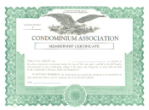 Non Profit Membership Certificates - Book of 20 is custom printed with company name and state organized in, AtoZstamps.com