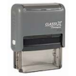 ClassiX self-inking stamps feature precision components for a smooth, quiet action and many years of trouble free operation. Used for return addresses, custom messages or company branding stamps.