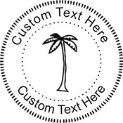 Palm Embossing Seal. Choose your mount and view your custom text in a live preview. Find all your custom embossing needs at atozstamps.com