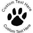 Paw Embossing Seal. Choose your mount and view your custom text in a live preview. Find all your custom embossing needs at atozstamps.com