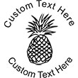 Pineapple Embossing Seal. Choose your mount and view your custom text in a live preview. Find all your custom embossing needs at atozstamps.com