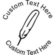 Quill-2 Embossing Seal. Choose your mount and view your custom text in a live preview. Find all your custom embossing needs at atozstamps.com