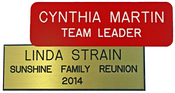 Standard Engraved Name Badge Text Only 2 " x 3"