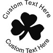Shamrock Embossing Seal. Choose your mount and view your custom text in a live preview. Find all your custom embossing needs at atozstamps.com
