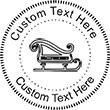 Sled Embossing Seal. Choose your mount and view your custom text in a live preview. Find all your custom embossing needs at atozstamps.com