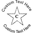 Star-97 Embossing Seal. Choose your mount and view your custom text in a live preview. Find all your custom embossing needs at atozstamps.com