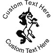Unicorn Embossing Seal. Choose your mount and view your custom text in a live preview. Find all your custom embossing needs at atozstamps.com