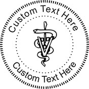 Veterinary Embossing Seal. Choose your mount and view your custom text in a live preview. Find all your custom embossing needs at atozstamps.com