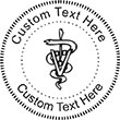 Veterinary Embossing Seal. Choose your mount and view your custom text in a live preview. Find all your custom embossing needs at atozstamps.com