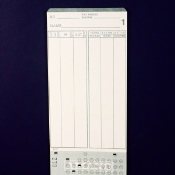 The Model EMD-1 Time Card is compatible with the Amano MJR 7000 or 8000 Series Machines.