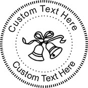 WedBell Embossing Seal. Choose your mount and view your custom text in a live preview. Find all your custom embossing needs at atozstamps.com