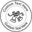 WedBell Embossing Seal. Choose your mount and view your custom text in a live preview. Find all your custom embossing needs at atozstamps.com