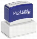 Maxlight sets the standard for pre-inked stamps by producing the highest quality image while having the highest impression to cost ratio of any stamp available. Maxlight brand stamps create up to 50,000 bold, rich impressions before needing reinking.