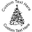 XMASTREE-3 Embossing Seal. Choose your mount and view your custom text in a live preview. Find all your custom embossing needs at atozstamps.com