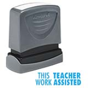 Get student's attention quickly. XstamperVX teacher stamps use positive re-enforcement, have bright colors for extra attention and are easily understood by students.