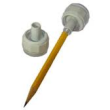 Great stamp for numerous stamping projects and is a great product that can be used on wrapping paper or other crafting projects!
Pencil Cap: 3/4" Diameter Round