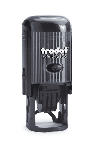 This Self Inking Dater is made of a light, smooth molded plastic, producing a clear crisp impression. This stamp is also durable and comes with a new band cover.