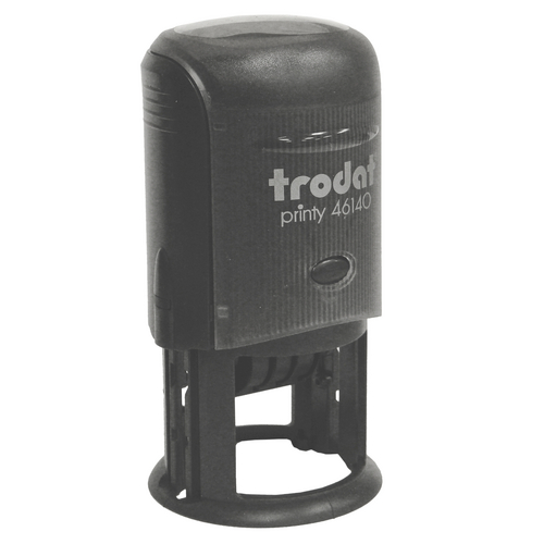 This Self Inking Dater is made of a light, smooth molded plastic, producing a clear crisp impression. This stamp is also durable and comes with a new band cover.