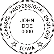 Select your Professional Designation and then select the embossing seal. Professional, Seal, Embosser, Desk Seal.