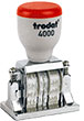 The Trodat 4000A Classic Die Plate Dater model is an exceptional product as much for its modern design as for its compound structure, which contains a super strong material core.
Maximum Text Plate Size: 1 1/4" x 2"
AtoZstamps.com