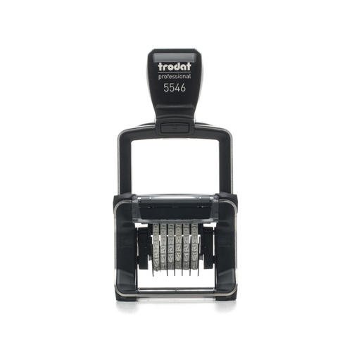 The Trodat Professional 6 Band Numberer is the ideal marking device for anyone who uses a stamp regularly.