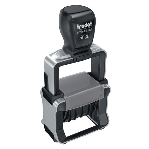 The Trodat Professional is the ideal marking device for anyone who uses a stamp regularly. Top quality development and finishing make the Professional stamp a totally reliable rubber stamp.