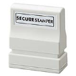 Protect yourself with the Xstamper Secure Stamp Small. The special black ink obscures private information.  Perfect for hiding personal information so that it can’t be easily read, scanned or copied.