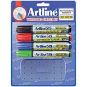 Artline Marker EK-519 is useful for electronic whiteboard, porcelain, and glass. This multi-surface marker will allow you to complete home, school, and office projects colorfully. Its Chisel Tip with polyester fiber tip makes this marker a perfect choice.