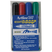Artline EK-517 white board markers are convenient to use for a long period of time without replacing the cap. : Also suitable for use on electronic whiteboards. |