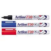 Artline EK-750 Laundry Markers have permanent ink that dries instantly and marks on a variety of fabrics. Waterproof ink does not feather, run on clothes or fade from repeated washing.