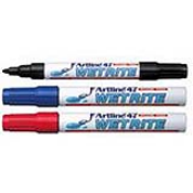 The EK-47 Wetrite Marker has been specifically designed to write on wet or damp surfaces. Instant drying will not smear off even in water. Writes on wet and damp surfaces.