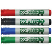 Artline EK-519 dry safe white board markers are convenient to use for a long period of time without replacing the cap. It has 48 hours of "cap-off" time and still delivers bright colors