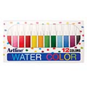 Artline EK-300 Water Color Markers can be used for drawing or for painting by simply adding water. Also suitable for use on flipcharts - Does not bleed through paper.