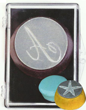 1-1-2RECY-GLASS-ALPHA - 1 1/2" Recycled Glass Alphabet Seal