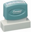 Xstamper pre-inked stamps feature a laser engraved die for durability, pre-inked with up to 50,000 impressions before re-inking. Up to 5 lines of text. Perfect for return address stamp, message stamp, signature stamp.