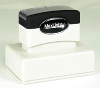 Custom Pre-Inked Stamp. Great for business information, logos, warnings, and message stamps! Impression Size: 1 1/2" x 2 1/2"