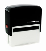 Most popular notary and return address stamp! Great for longer messages, larger signatures, and business information. 
 Copy Area: 7/8" x 2-3/8" 
 Maximum Lines: 6-8