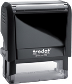 Medium size frame with this Self-Inking stamp features precision components for a smooth, quiet action.  They will provide thousands of high quality consistent impressions without re-inking.